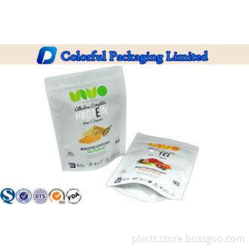 frozen food , seafood stand up packaging pouches with matte